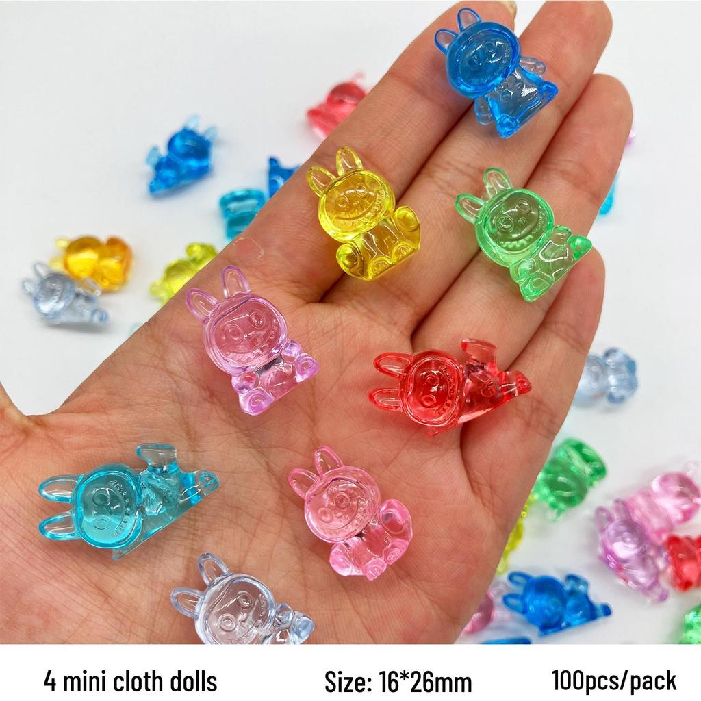 Luminous Cute Animal Mini Ornaments: Turtle, Bear, Rabbit - Handmade Glowing Accessories