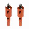2pcs 1-Inch (25mm) Hole Saw Drill Bit 25/32in (20mm) Bi Metal Hole Cutter Hole Saw Cutter  For Wood