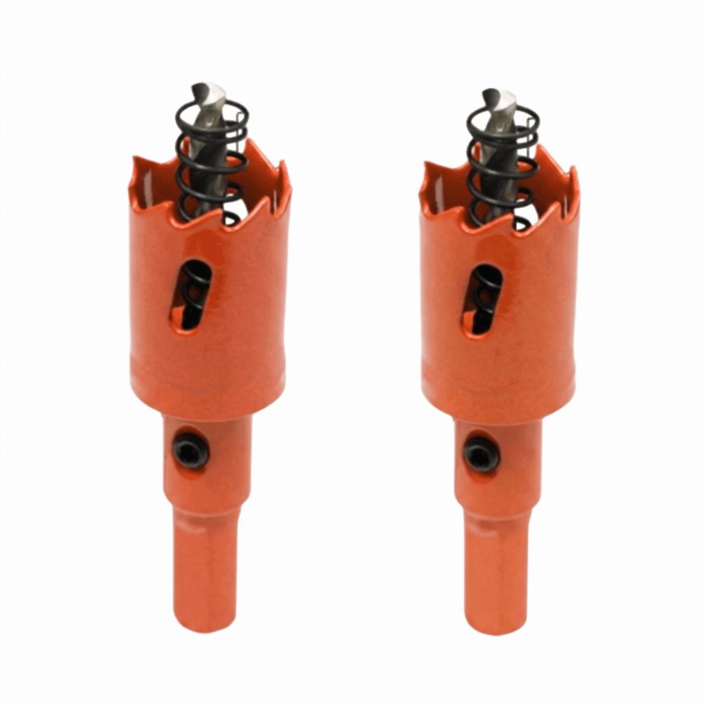 2pcs 1-Inch (25mm) Hole Saw Drill Bit 25/32in (20mm) Bi Metal Hole Cutter Hole Saw Cutter For Wood
