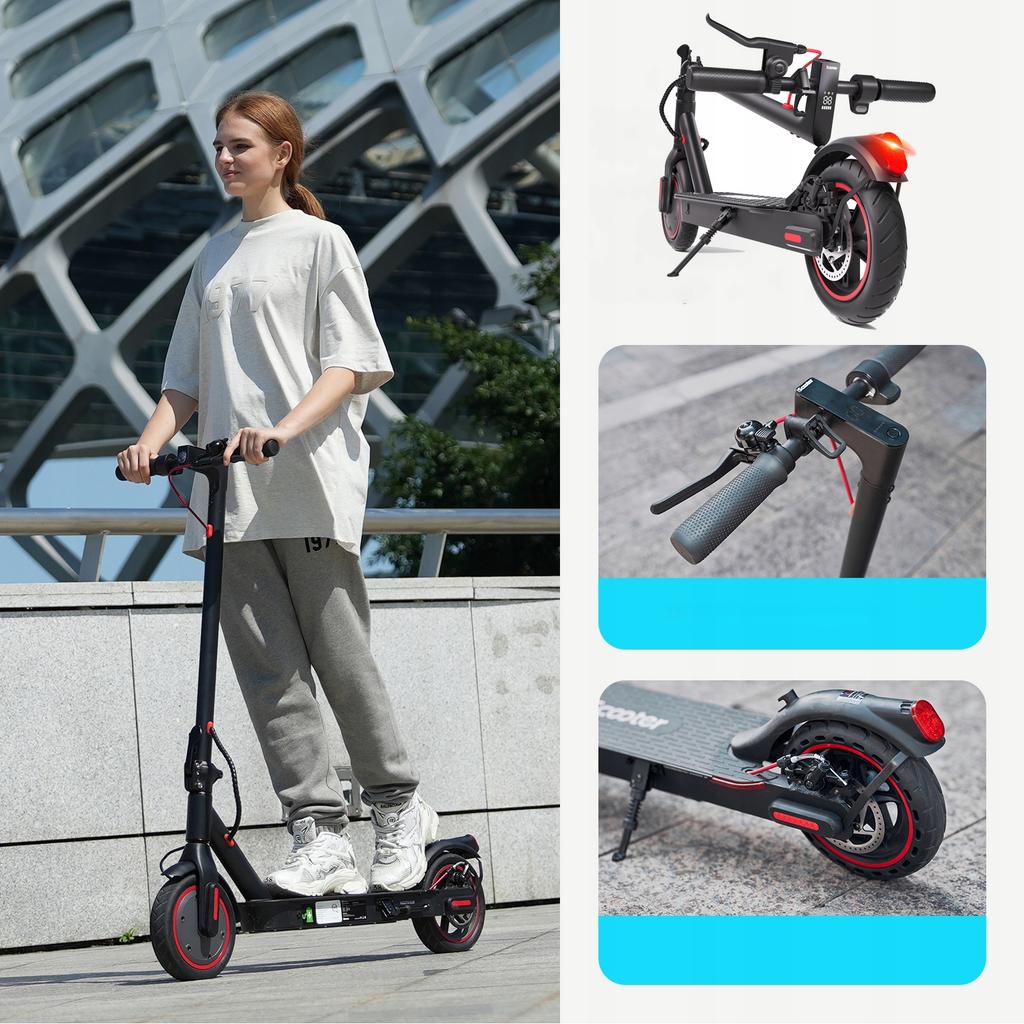 Foldable Scooter 8.5" iScooter i9-DZ Electric Scooter, 22-30km, 350W