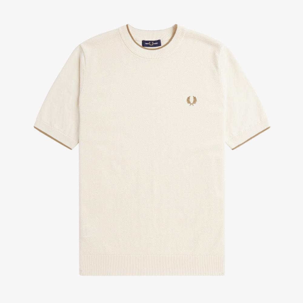 

FRED PERRY [Sharp] Вязаная футболка с текстурированной передней частью 560 AFPM2417642 560 S