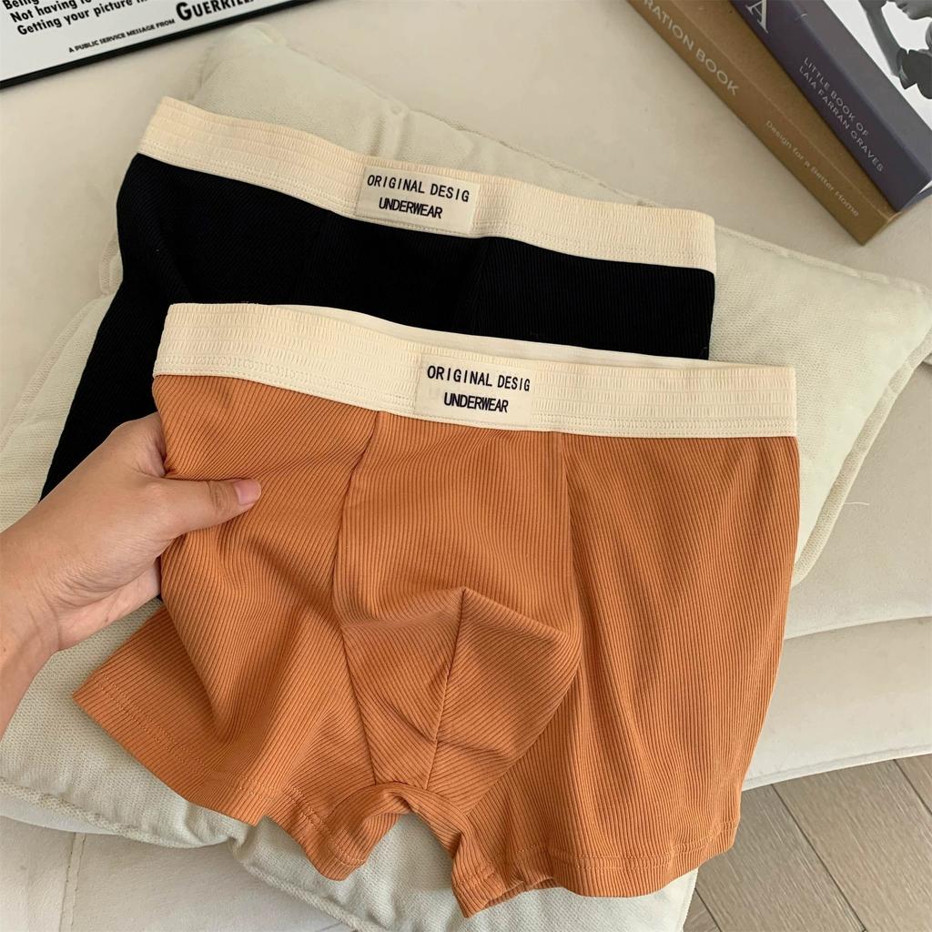 5pcs Comfortable Underwear for Men Loose and Breathable Plus Size Men Square Corner Shorts Four Corner Shorts Boxer Brief
