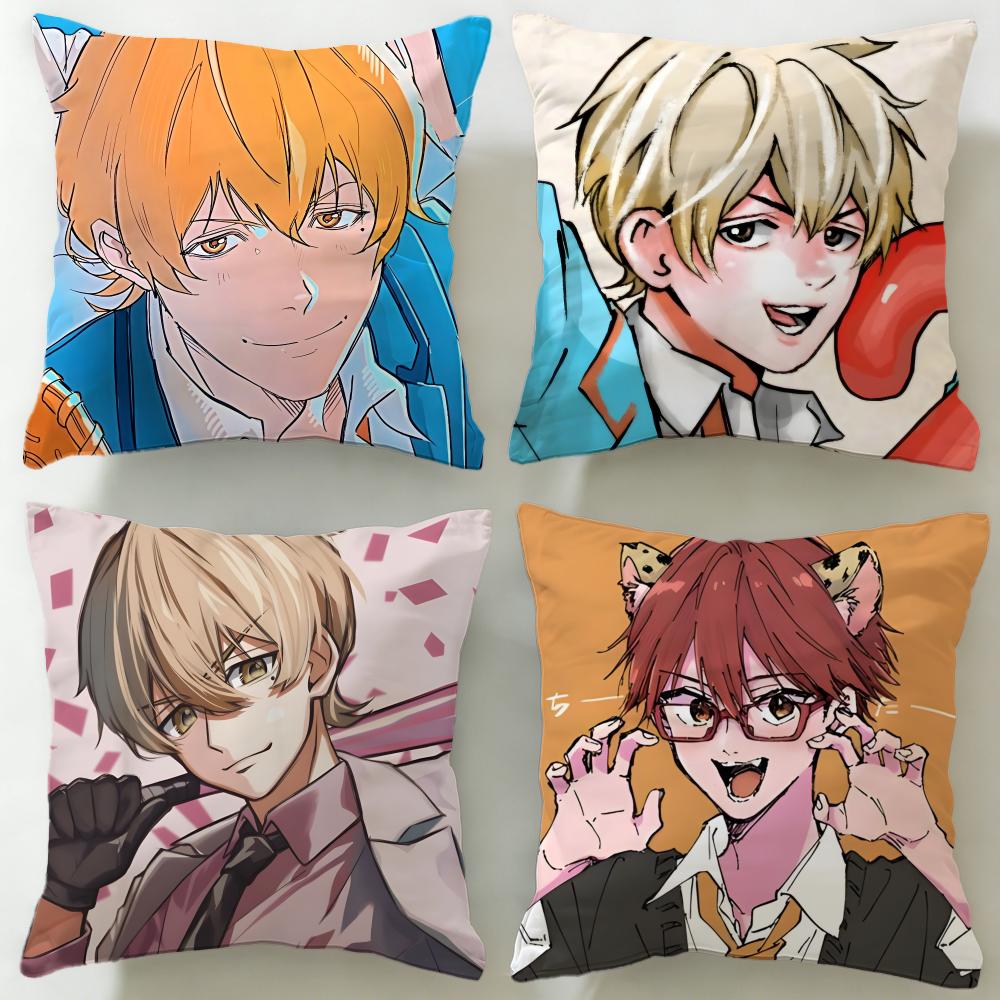 Anime Oblivion Battery Cushion Cover Soft EasyWash Pillow Case Versatile for Couch Bed Travel and Office