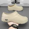 Fashion Summer Men's Shoes Anti Slip Indoor Kitchen Work Lightweight Waterproof New Fashion Garden Shoes Anti Slip Beach Shoes 39-48