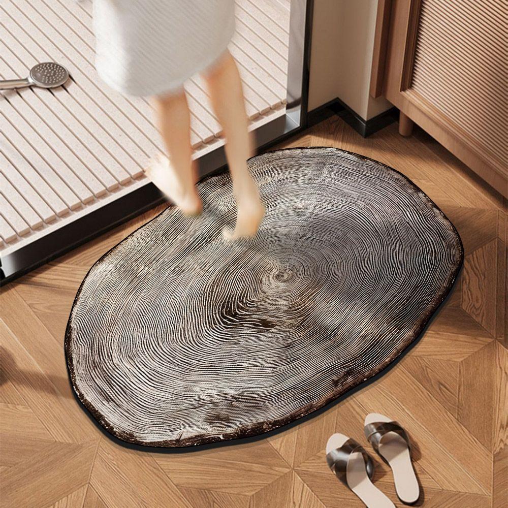 Bathroom Door Absorbent Mat Quick Drying Mat Dirt Resistant and Non Slip Bathroom Mat