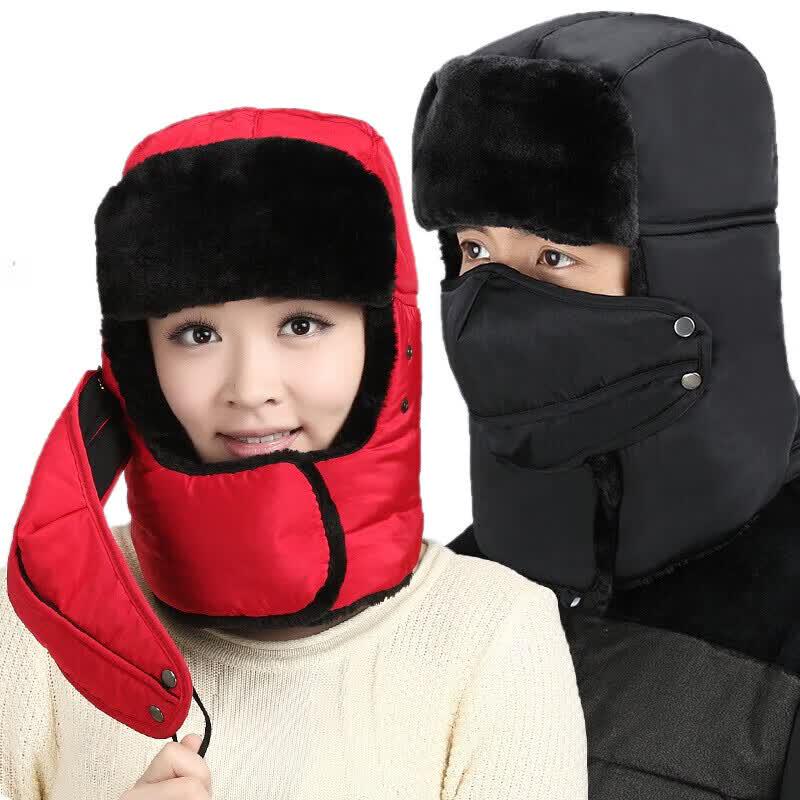 Thickened Winter Lei Feng Earflap Hat