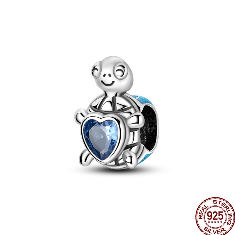 Copper Pet Animal Series Puppy And Kitten Cute Pet Lovely Charm Beads Suitable For 3Mm Original Bracelet Diy