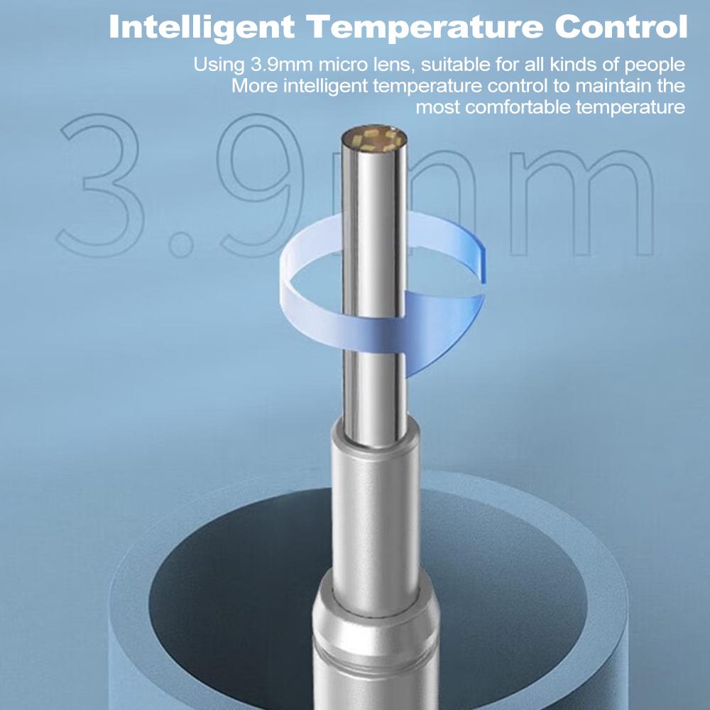 3.9mm Otoscope Camera with 5inch IPS Screen 1080P HD Digital Otoscope Endoscope Intelligent Visual