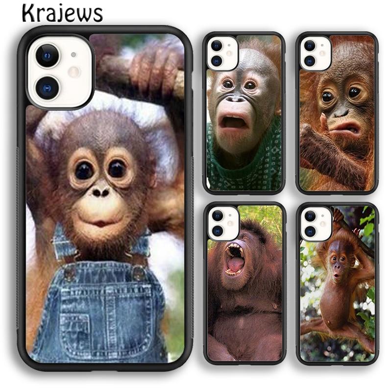 CUTE ORANGUTAN monkey BABY 1 Phone Case Cover For iPhone 17 Air 16 15 14 plus 12 13 pro max coque Shell Fundas