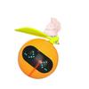 Electric Self Rotating Cat Toy with Laser Red Dot Interactive Automatic Smart Jumping Ball Orange