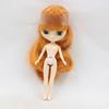 Mini Blyth with bangs nude doll 10CM different hair color with random dress cloes eyes normal body DIY fashion toys