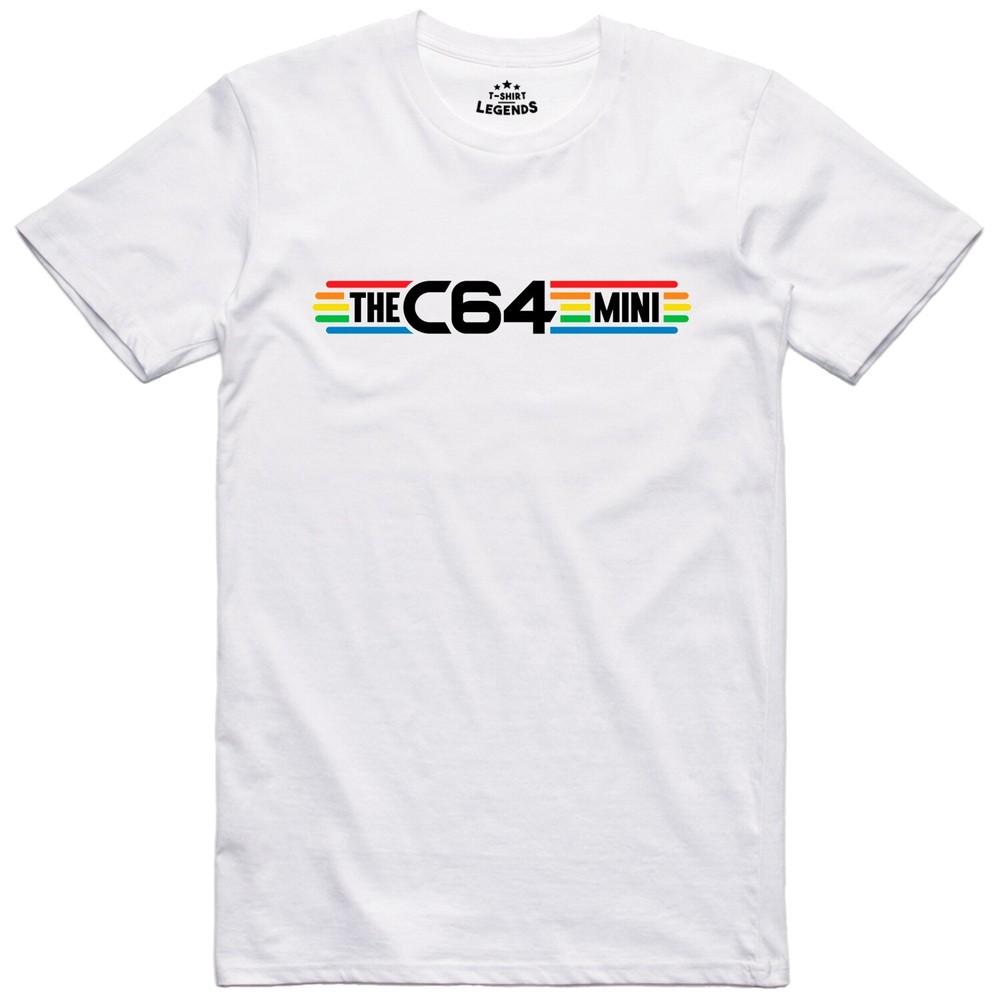 

C64 Mini Retro T Shirt Official Vintage Gamer Computer 8 Bit Tee 2XL