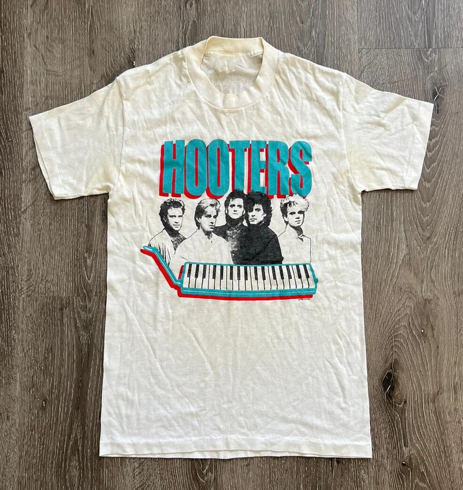 Винтажная футболка 1986 года The Hooters Band Collection Белая от S до 5XL AL967 Унисекс M
