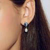 Les Bijoux Philosophy LB_Blue gem pearl earring