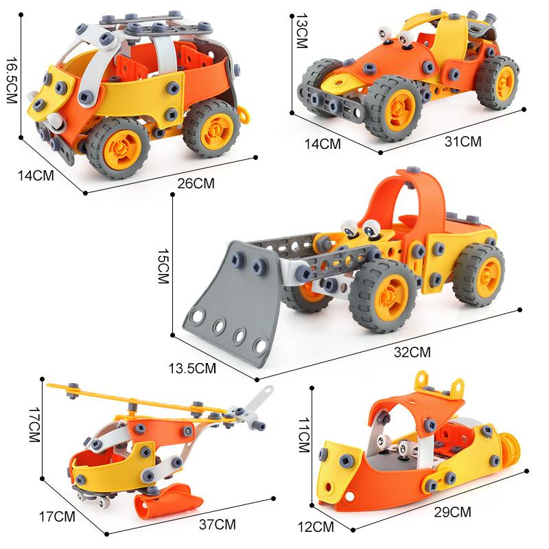 Children'S Educational Toys 148Pcs Portable Disassembly Building Block Education Creative Diy Splicing Building Block Toys