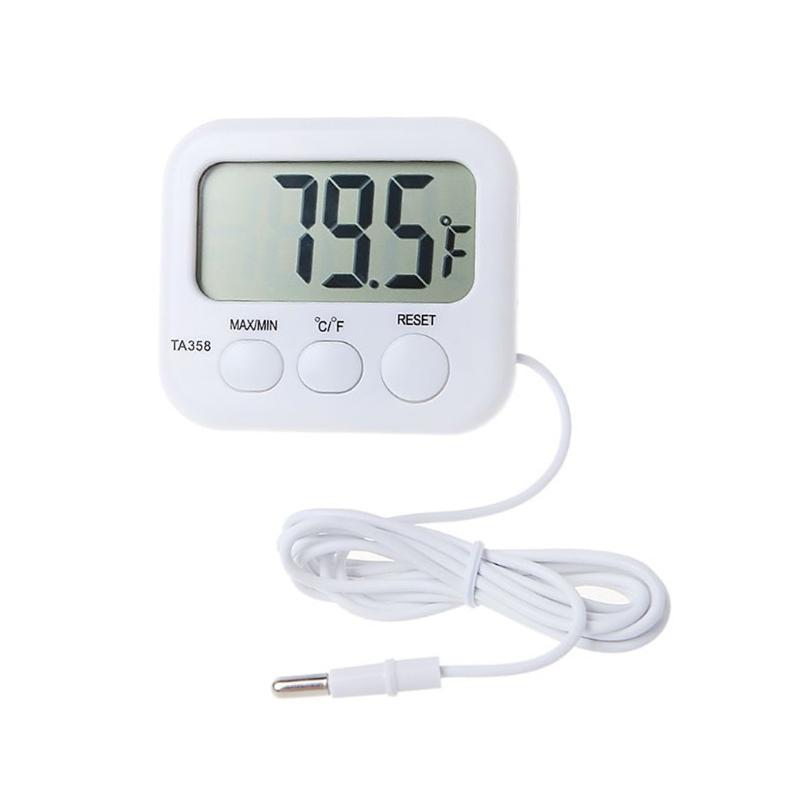 Digital Aquariums Water Thermometers with Large LCD Screen For Easy Fish Tanks Water Temperature Monitoring