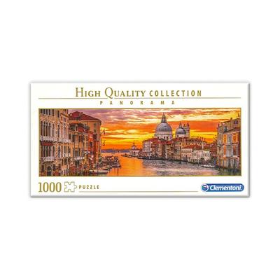 Korea Brettspiele Sonnenuntergangsfarbenes Venedig Grand Canal Panorama Puzzle C39426, 1000 Teile, gemischte Farben