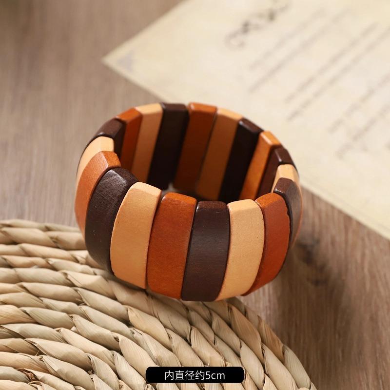 

Богемское деревянное ожерелье на ключицу, винтажные серьги Maillard, нишевые экзотические аксессуары для отпуска, женские