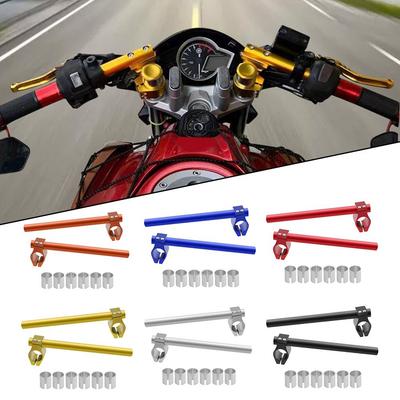 Motorcycle Handlebar Racing Adjustable 26MM 30MM 31MM Clip On Fork Handle Bar