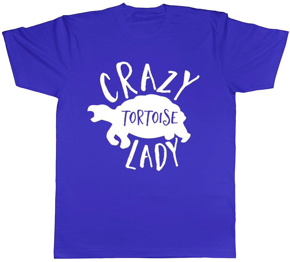 Unisexs Ladies Crazy Tortoise Lady TShirt