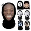 Urkomische Promi-Parodie-Masken für Damen Herren Neuheit Parodie-Maske Lustige Kapuzen-Gesichtsbedeckung Rapper-Stil