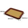 Petio Dog Training Regular Size for Dogs Easy-to-Use One-Hand Tray, Brown,