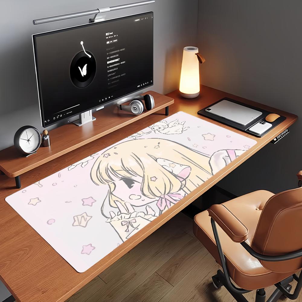 Anime C-Chobits Cute Chii Mouse Pad Non-slip Rubber Gamer Balance Computer Mat Decoracion Deskmat Laptop Office Large