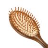 Air Cushion Comb Wooden Handle Detangling Hair Brush Scalp Massage Comb with Cleaning Brush