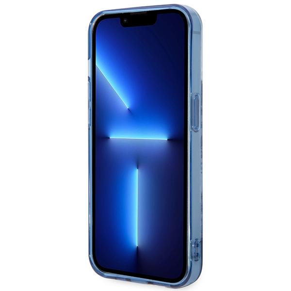 Guess Guhcp14Lhgplhb Iphone 14 Pro 6,1 Niebieski/Blue Hardcase Porcelain Collection