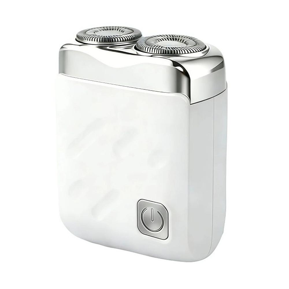 

Washable Mini Electric Shaver Dry and Wet Use Electric Razor New Beard Trimmer Personal Care білий