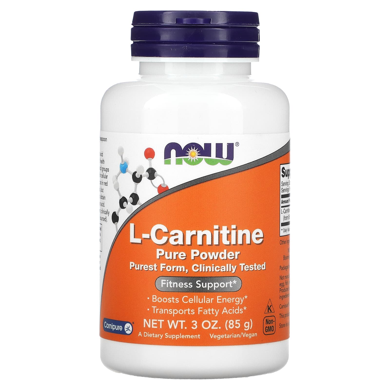 

L-Carnitine, Pure Powder, 85G(3Oz)