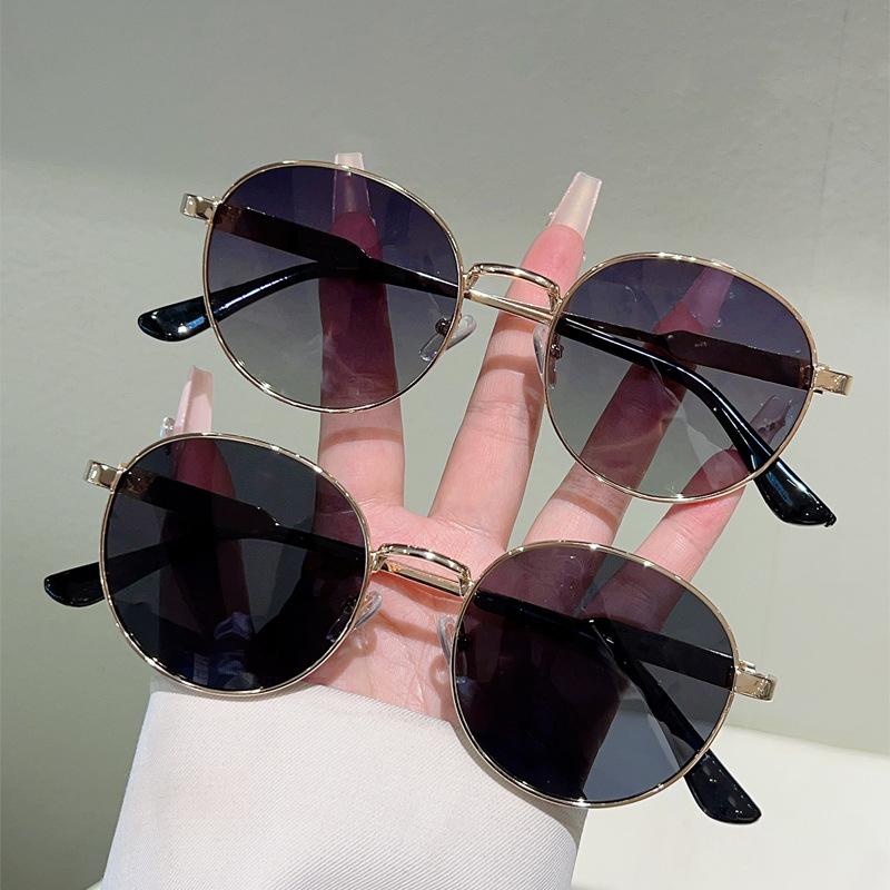 Steampunk Round Polarized Sunglasses Women For Men Vintage Punk Metal Outdoor Driving Luxury Brand Designer Sun Glasses Uv400