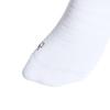 Adidas Tennis Crew Unisex Size M Socks, Adult, CH260, White/Black (KA0075),