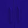 Storage Cabinet Navy Blue 80 x 35 x 101.5 cm Steel