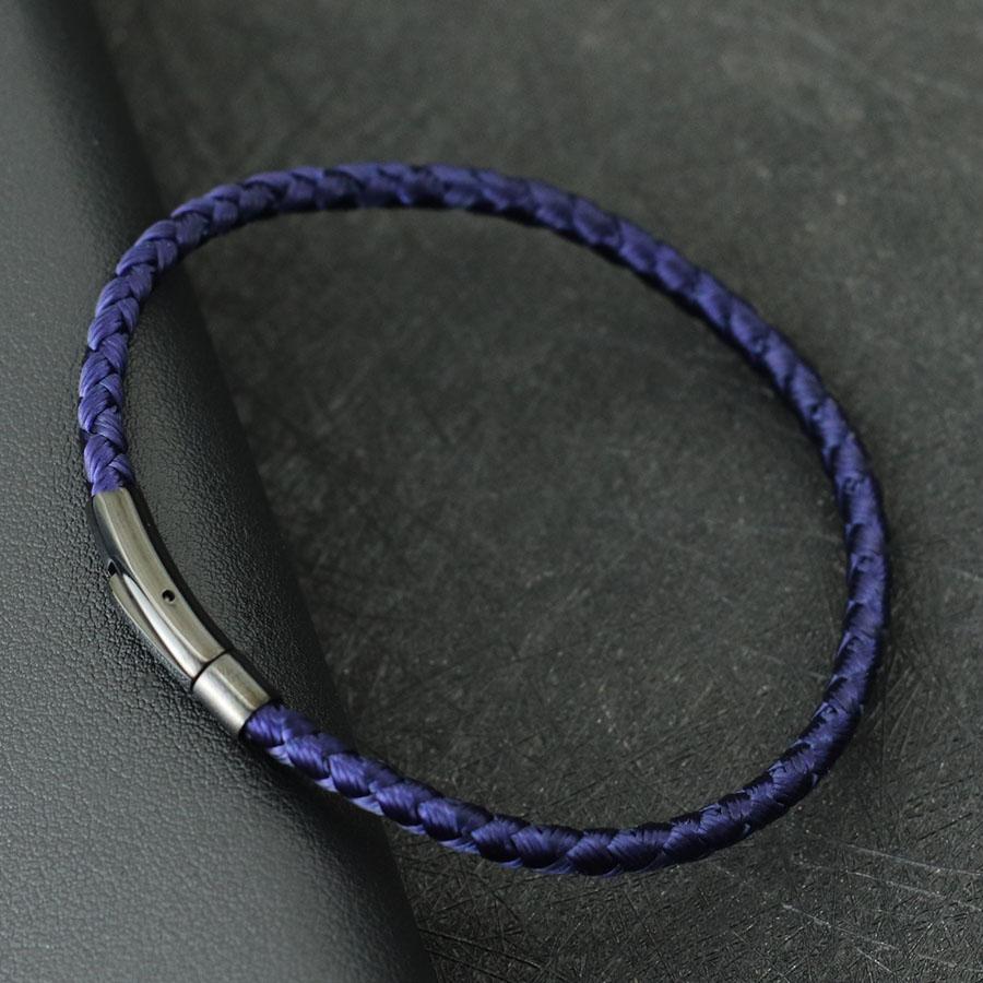 Fashion Grade A Keel Rope Bracelet Unisex Stainless Steel Buckle Wrap Braslet Leisure Pulseira Friendship Braclet Fabric Joias
