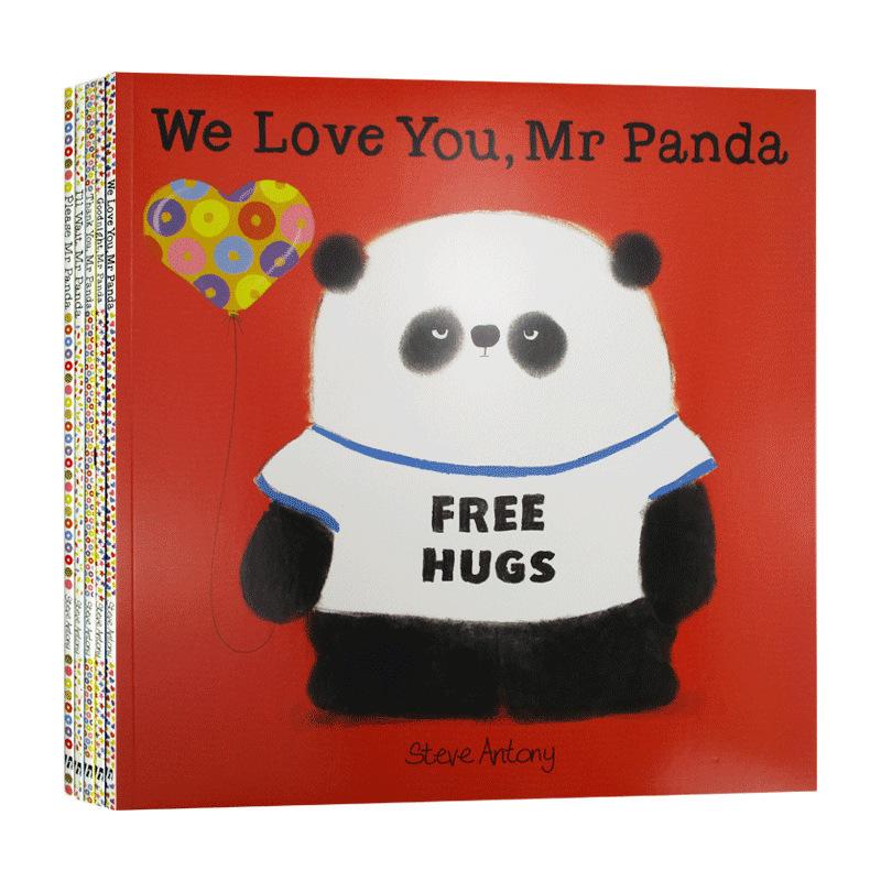 English book Mr Panda 5 Book PB S/W Mr. Panda Etiquette Class 5 volumes children's emotional intelligence