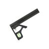 250mm Multifunctional Adjustable Combination Square & 45° Bakelite Woodworking Ruler