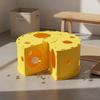 Cheese Feline Tunnel Multi-Hole Design Felt Cave Easy To Clean