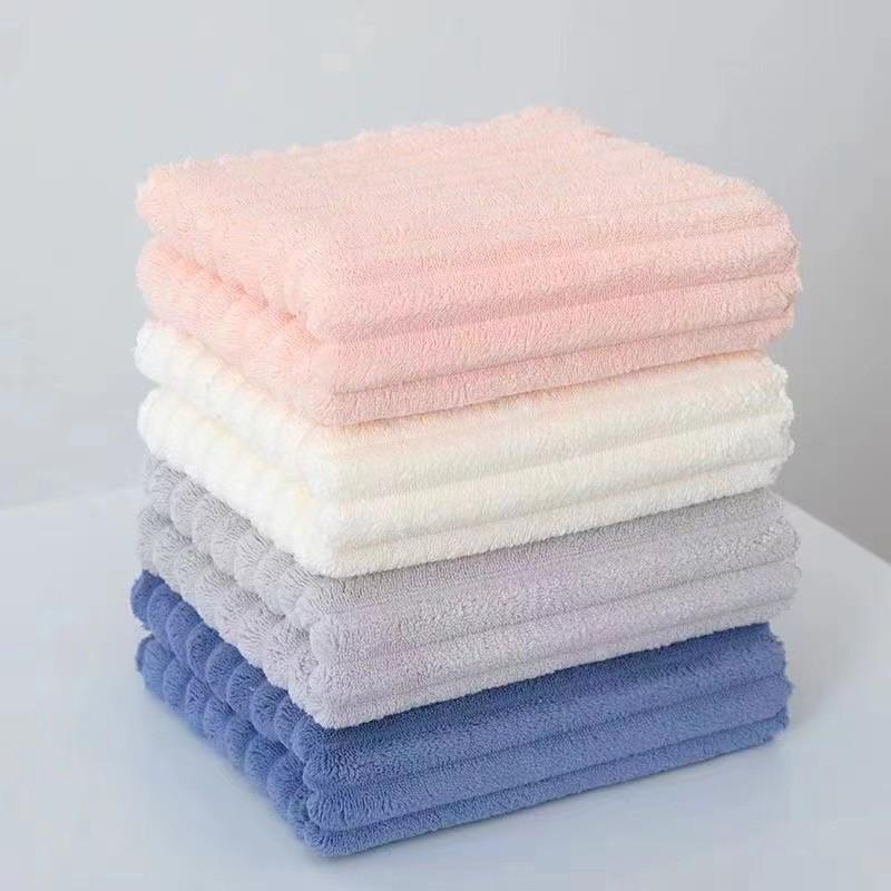 Candy Velvet Quick-Dry Soft Face Towel - Water Absorption & Gift-Ready Strip Design