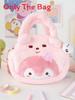 Penguin Plush Toy Bag With Soft Short Plush For Kids And Teens Perfect For Casual Use