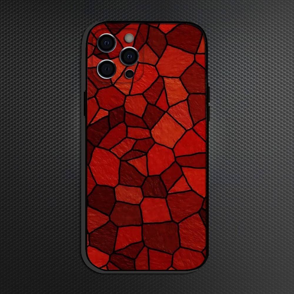 Glass Illustration Phone Case For iPhone 16,15,14,13,12,11 Plus,Pro Max, Others Soft Black Cover