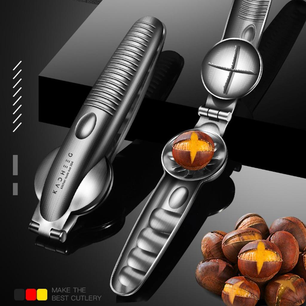 Handy Nut Cutter Durable Sheller Chestnut Clip Opener for Quick and Hassle Frees Opening Portable Chestnut Cutter
