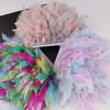 Feather10Meters Turkey Feather Trim Fringe 10-15CM Marabou Feathers Ribbon Handicrafts Clothes Dress Sewing Plumes Decoration