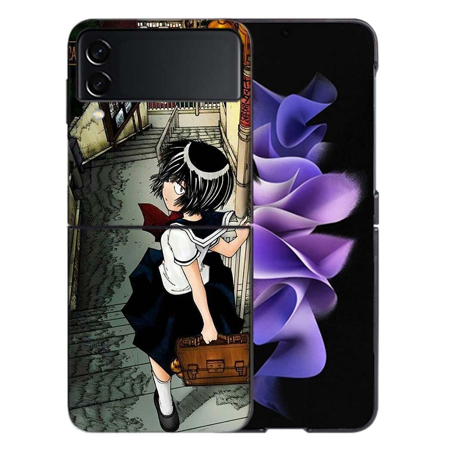 Urabe Mikoto Coque For Samsung Z Flip7 6 Galaxy Case Shockproof Z Flip5 Z Flip3 4 5G Hard Cover Phone TPU PC Hard Funda
