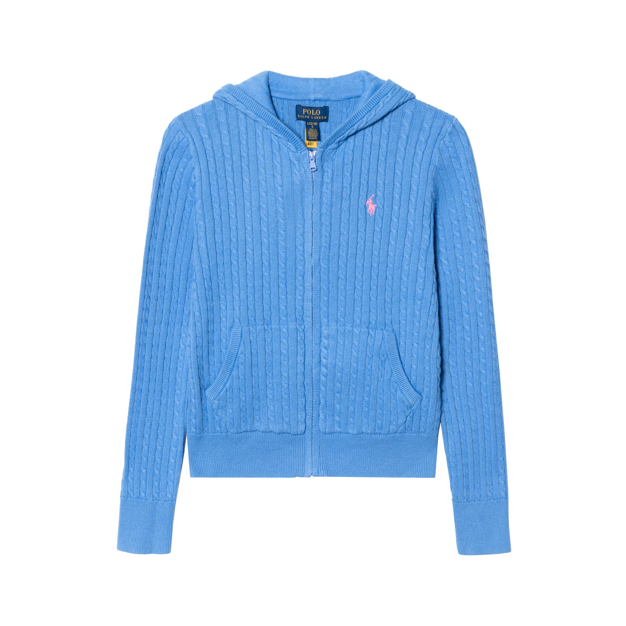 Polo Ralph Lauren Vienkrāsains Kapučons ar