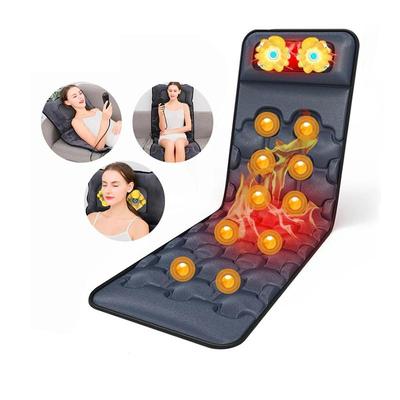 Casa escritório carro elétrico pescoço massagem aquecimento vibratório volta cintura almofada de massagem shiatsu tapete de massagem de corpo inteiro