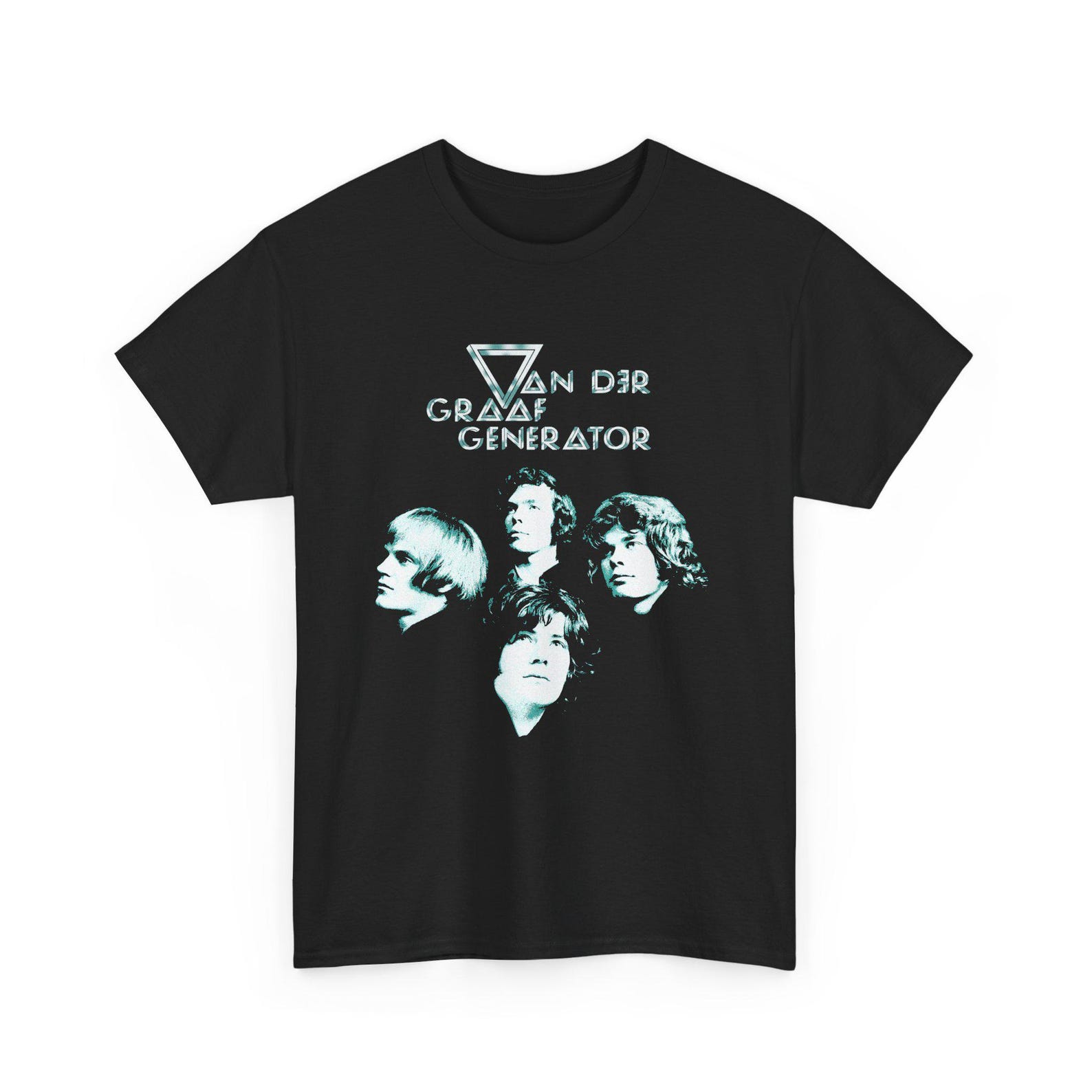 Van Der Graaf Generator Unisex Heavy Cotton Tee - Retro Band T-Shirt S