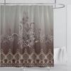Boho Luxury Floral modern Shower Curtain flower printing Waterproof Polyester Bathroom Curtain with Hooks Bathtub Screen