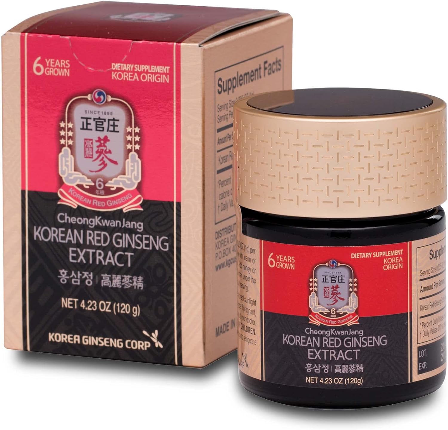 

100% екстракт корейського червоного женьшеню 120 г 120G X 1EA