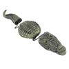 Plastic Artificial Alligator Decoy 3 Segment Simulated Floating Crocodile Sculpture for Garden Pool Pond Decoration